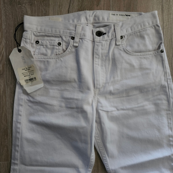 Rag & Bone White Nolita Marilyn Crop (27) nwt - Picture 5 of 10